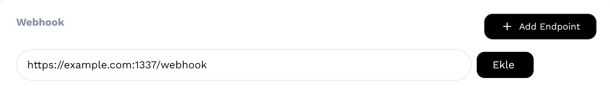 Add Webhook Endpoint